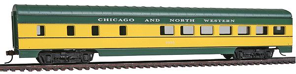 Con-Cor 11016 HO Chicago and North Western 72' Smooth-Side Diner