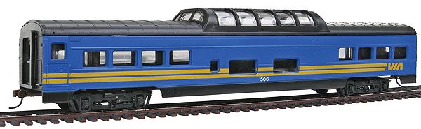 Con-Cor 952 HO VIA Rail Canada 72' Smooth-Side Dome Car