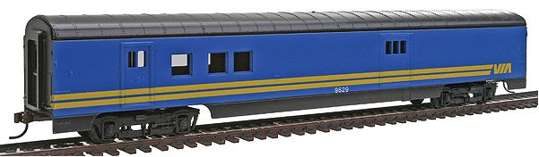 Con-Cor 932 HO VIA Rail 72' Smooth-Side Railway Post Office
