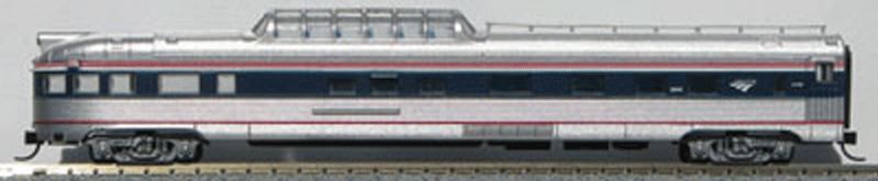 Con-Cor 41392 N Amtrak Phase IVb Budd 85' Fluted-Side Dome-Observation Car #3343