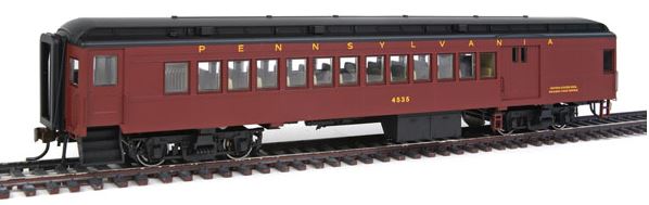 Con-Cor 94381 HO Pennsylvania Heavyweight 65' Branchline Combine Car #4535