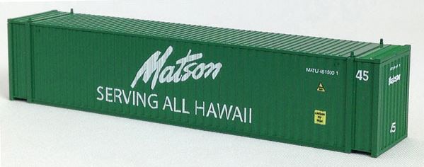 Con-Cor 0004-044107 N Matson 45' Euro-International Container Set #1 (Pack of 2)