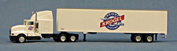 Con-Cor 0004-009506 HO Krogel Freight Systems Semi Tractor with Van Trailer