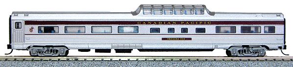 Con-Cor 41360 N Canadian Pacific Budd 85' Corrugated-Side Mid-Train Dome Car