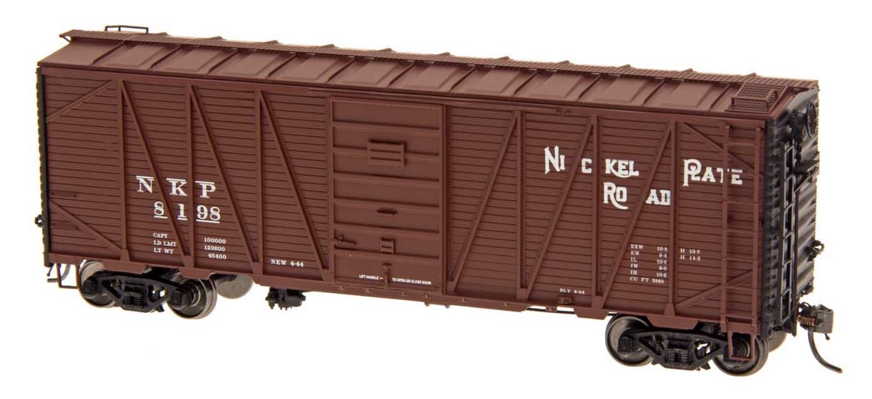 InterMountain 46073 HO NKP 40' War Emergency Single-Sheathed Wood Boxcar