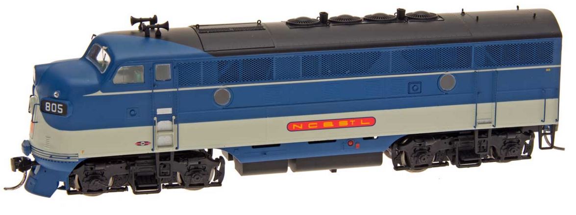 InterMountain 49131S HO NC&STL EMD F3A Diesel Locomotive with LokSound & DCC
