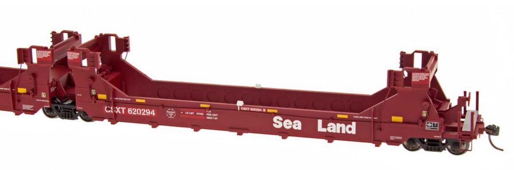 InterMountain 47604 HO Sea Land/CSX Gunderson Twin Stack Set (Set of 5)