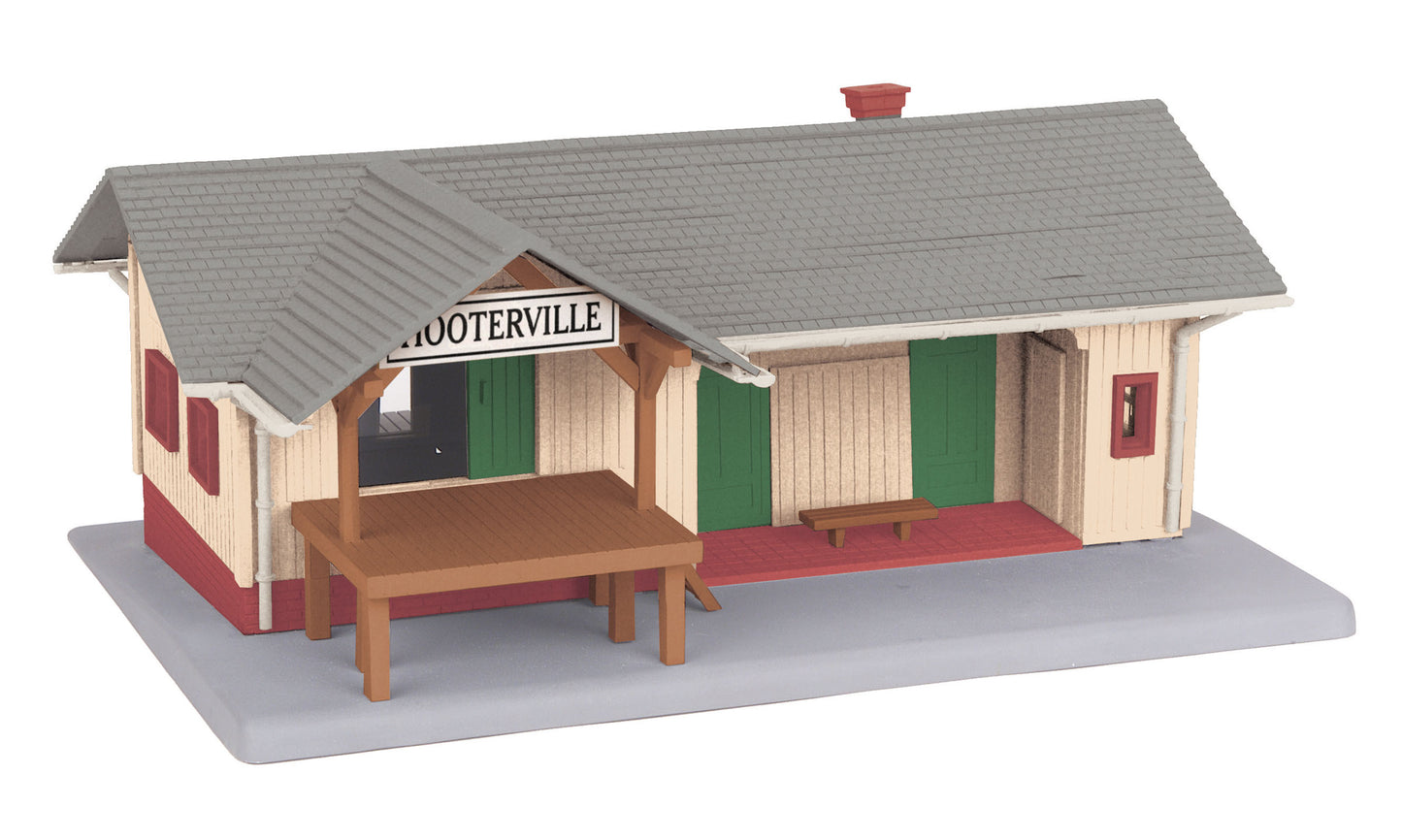 MTH 30-90501 O Hooterville Train Depot with Light - RailKing®
