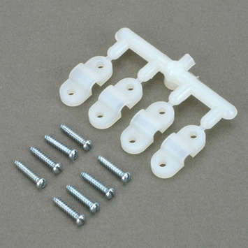 Dubro 239 5/32" Nylon Landing Gear Straps (Pack of 4)