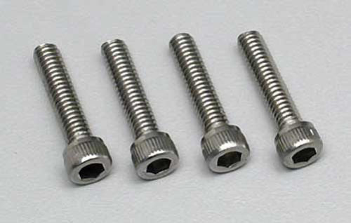 Dubro 3122 8-32x3/4 Stainless Steel Socket Head Cap Screws (4)