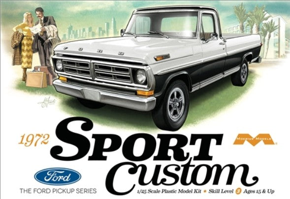Moebius Models 1220 1:25 1972 Ford Sport Custom Pickup Truck