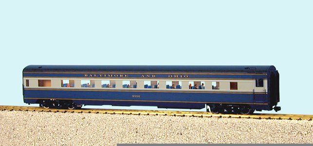 USA Trains 31042 G Gauge Baltimore & Ohio "Capitol Limited" Aluminum Coach #3553