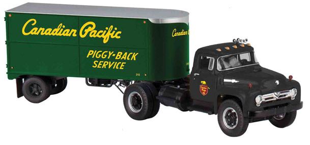 Lionel 6-81904 O Canadian Pacific Tractor with Piggyback Semi Trailer