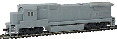 Atlas 10001819 HO Undecorated GE Dash 8-40B Diesel Locomotive with Sound & DCC
