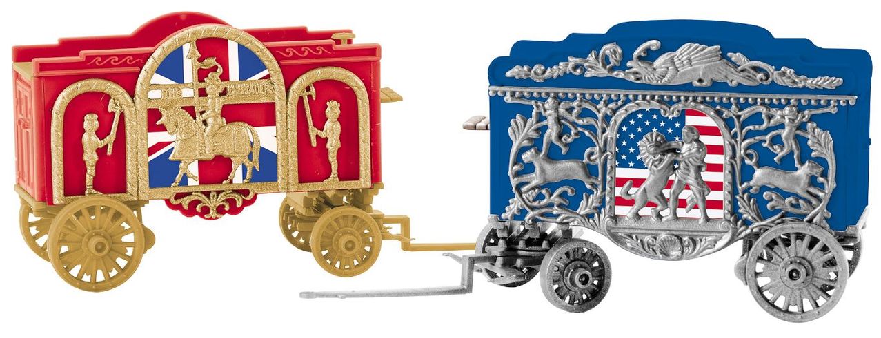 Lionel 6-22411 K-line O Scale Tableau Wagon (Set of 2)
