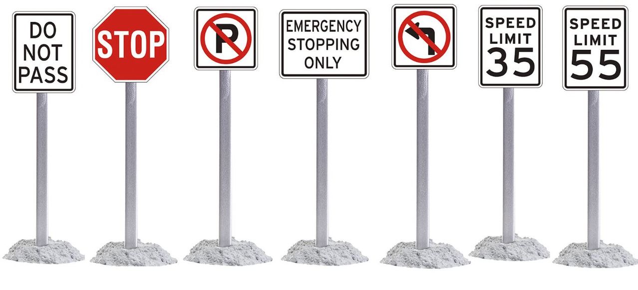 Lionel 6-21730 O Regulatory Sign Pack (12)