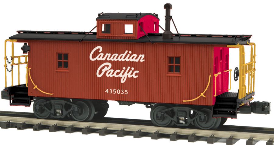 MTH 20-91581 O Canadian Pacific N-6B Caboose Car with Operating Signal Man