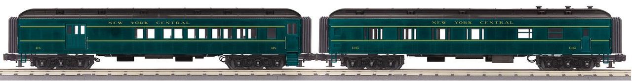 MTH 30-69156 O New York Central RailKing 60' Madison Combo/Diner Set (Set of 2)