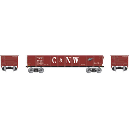Roundhouse 87838 HO Chicago & NorthWestern 40' Gondola #5660