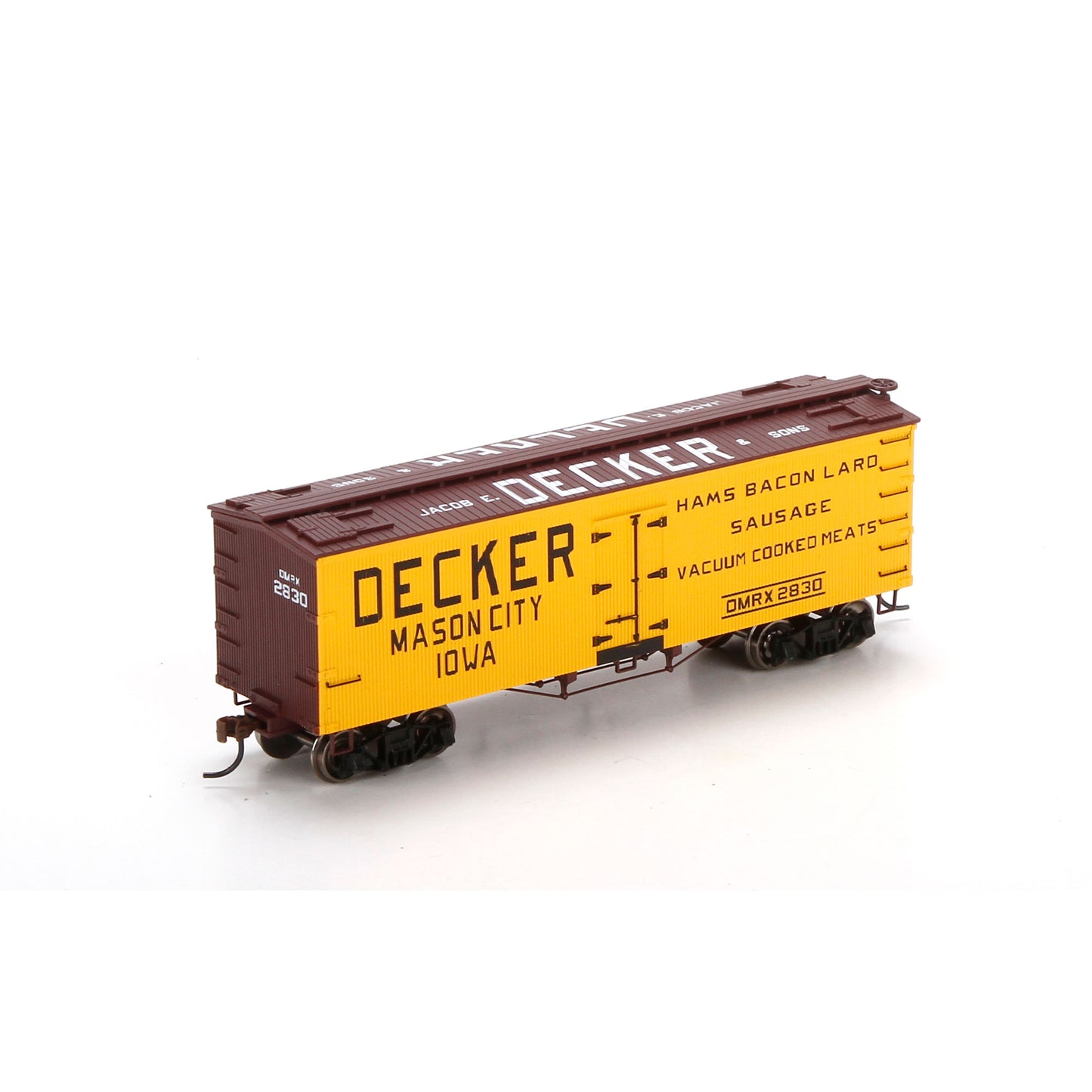 Athearn 85538 HO Decker Meat 36' Old Time Wood Reefer #2830