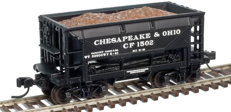 Atlas 50002626 N Chesapeake and Ohio Trainman 70 Ton Ore Car #1520