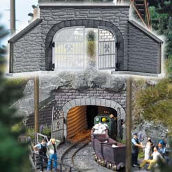 Busch 1471 Mine Entrance 2 Rail