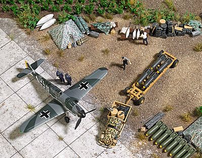 Busch 9606 Bomb Trailers w/Accessories
