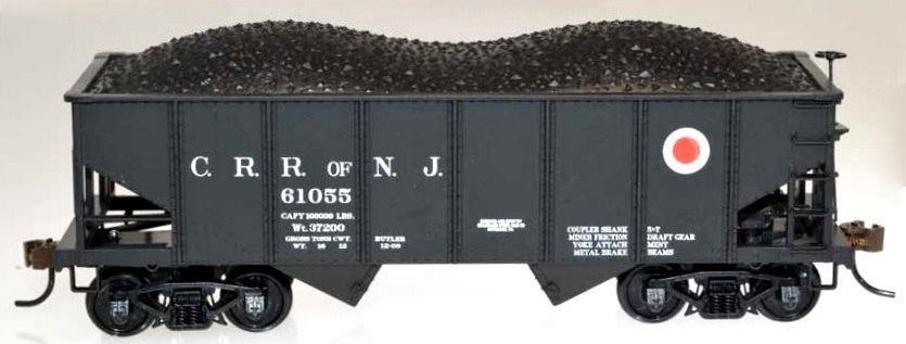Bowser 57007 HO Central Railroad of New Jersey GLa 2-Bay Hopper #61062