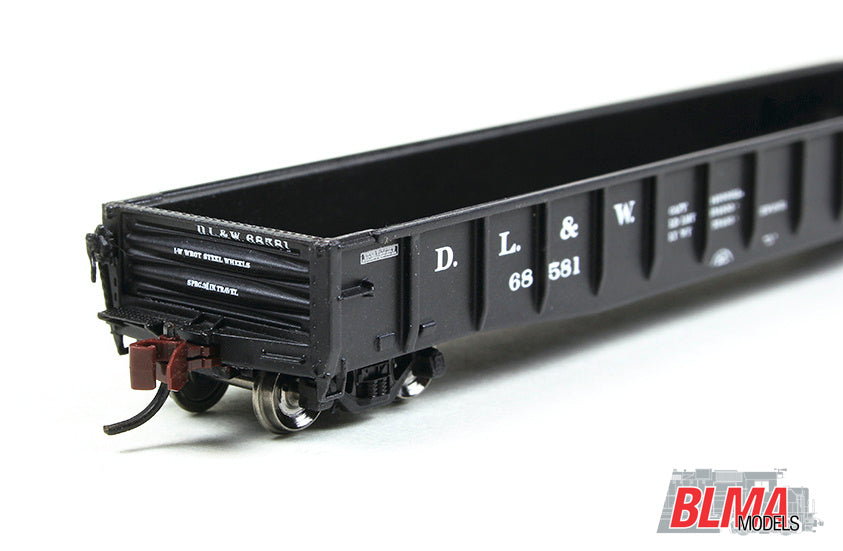 BLMA Models 14052 N Delaware, Lackawanna & Western ACF 70-Ton 52' Gondola #68635
