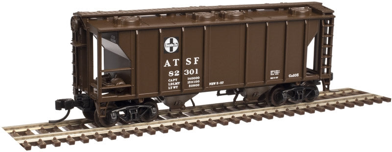 Atlas 50002896 N AT & Santa Fe Trainman PS-2 Covered Hopper #82301