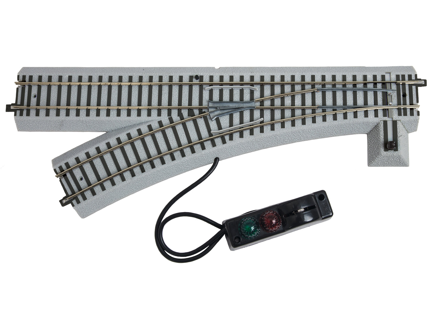 American Flyer 6-49885 S LH R-27 FasTrack Command Control Switch Turnout