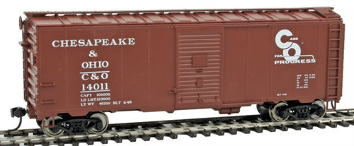Walthers 910-1691 HO Chesapeake & Ohio 40' AAR 1944 Boxcar #14011