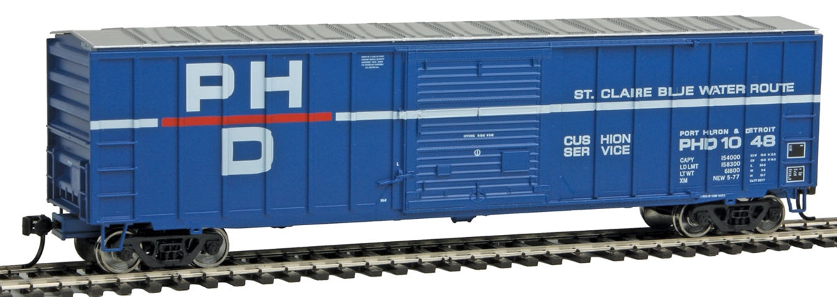 Walthers 910-2134 HO Port Huron & Detroit 50' ACF Exterior Post Boxcar #1048