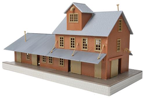 Walthers 931-918 HO Scale Brick Freight House Building Kit