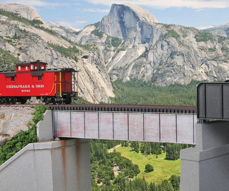 Walthers 933-4506 HO 50' Single Track Railroad Deck Girder Bridge Kit