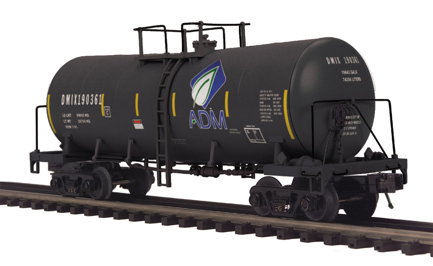 MTH 20-96267 O ADM Funnel Flow Tank Car #190361