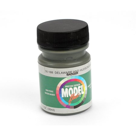 Badger 16-188 D&H Gray Modelflex Railroad Acrylic Paint - 1 oz. Bottle