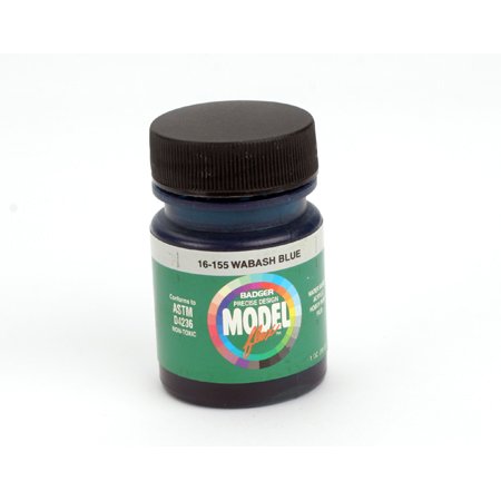 Badger 16-155 Wabash Blue Modelflex Railroad Acrylic Paint - 1 oz. Bottle