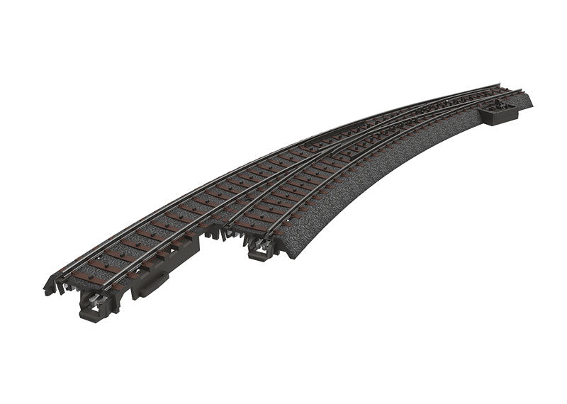 Marklin 24771 HO Scale R3 20-1/4" 30° Left Hand Curved Switch Turnout