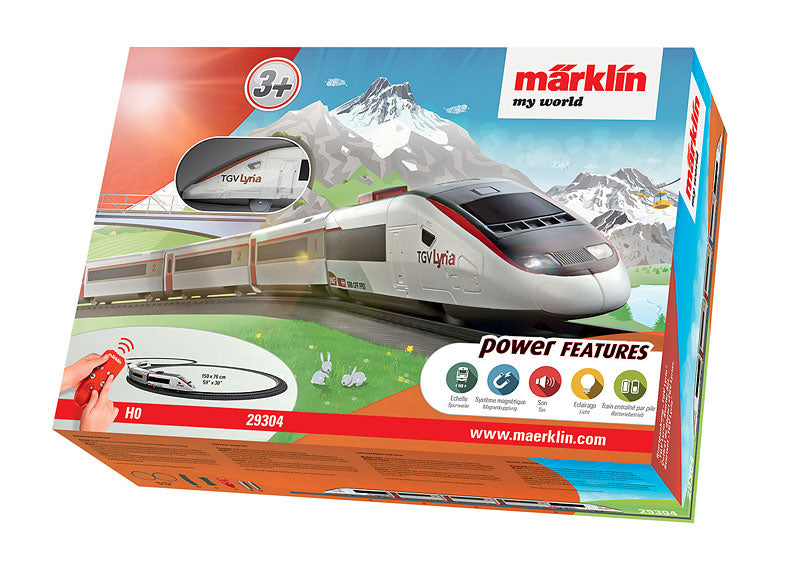 Marklin 29304 TGV Lyria HO Gauge Electric Train Set