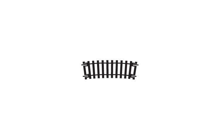 Hornby R643 OO Half Curve 2nd Radius 438mm arc 11.25°