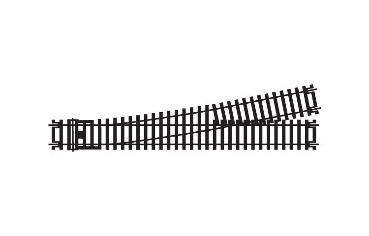 Hornby R8077 OO Left-Hand Express Point 245mm radius 852 arc 11.25°