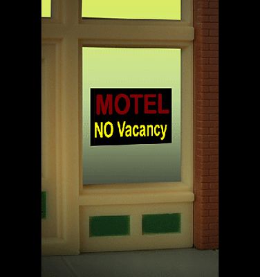 Miller Engineering 8975 Motel Flashing Neon Window Sign