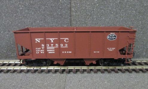 Adair Shops 4102 Weights Bowser 4-bay Hopper Car