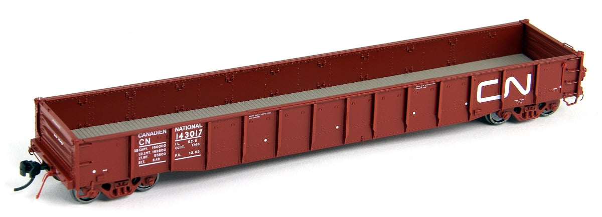 Rapido Trains 500275 HO Canadian National 52' 6" Mill Gondola #143193