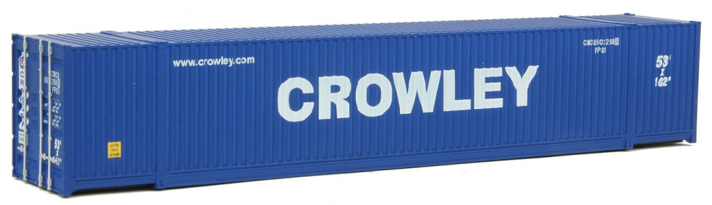 Walthers 949-8515 HO Crowley 53' Singamas Corrugated-Side Container