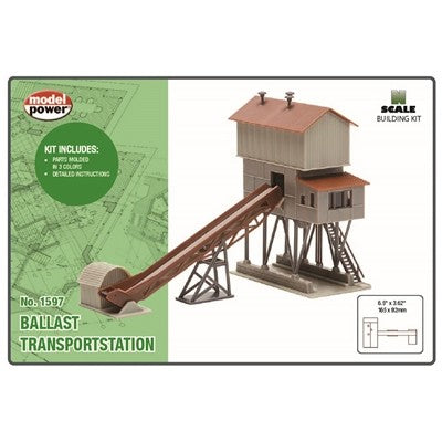 Model Power 1597 N Ballast Transport Station Building Kit