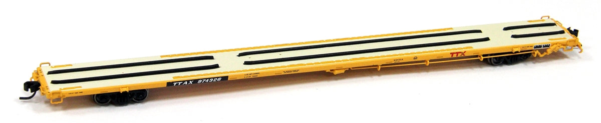 Atlas 50002566 N TTX (Pennsy Heritage) 89' 4" Flat Car #974326