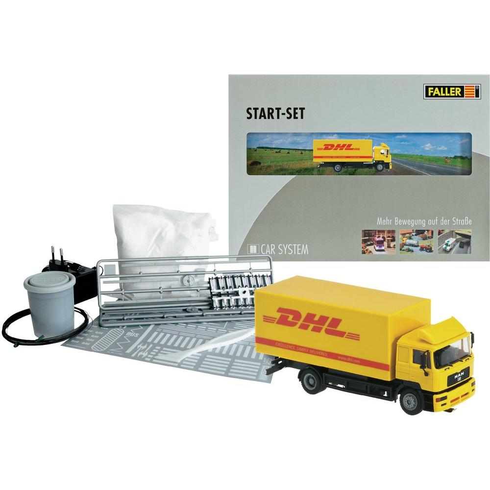 Faller 161607 HO DHL Lorry Car System Start-Set