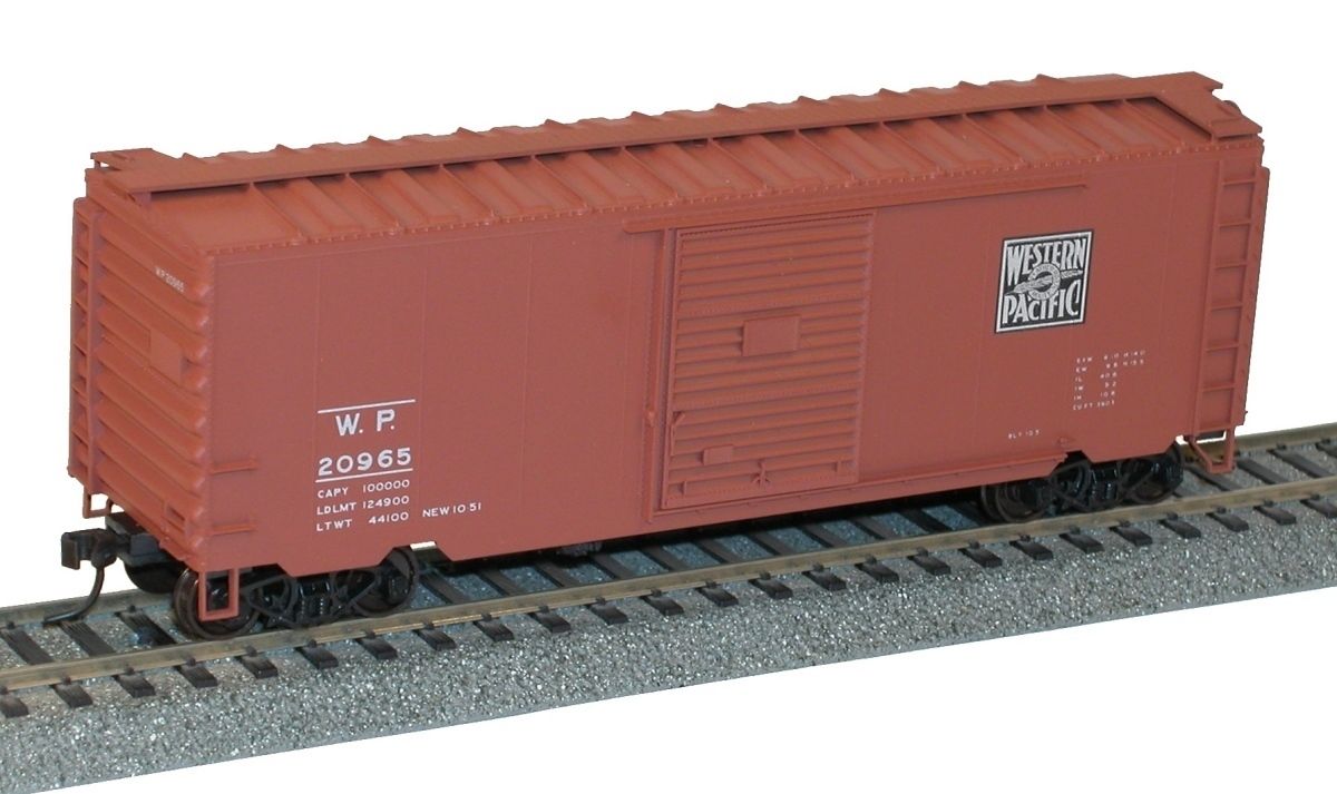 Accurail 80771 HO Scale Western Pacific 40' Ps1 Steel Boxcar # 20965 Kit